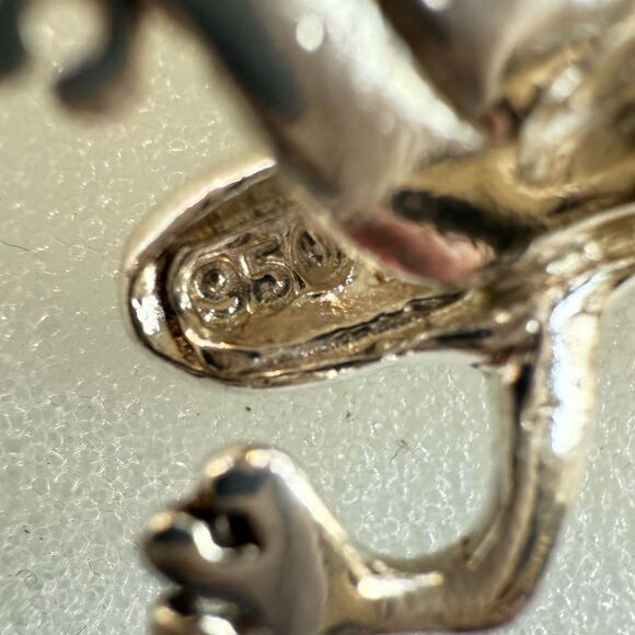 Citrine Frog Earrings and pendant set New 925 sterling silver - Picture 9 of 14